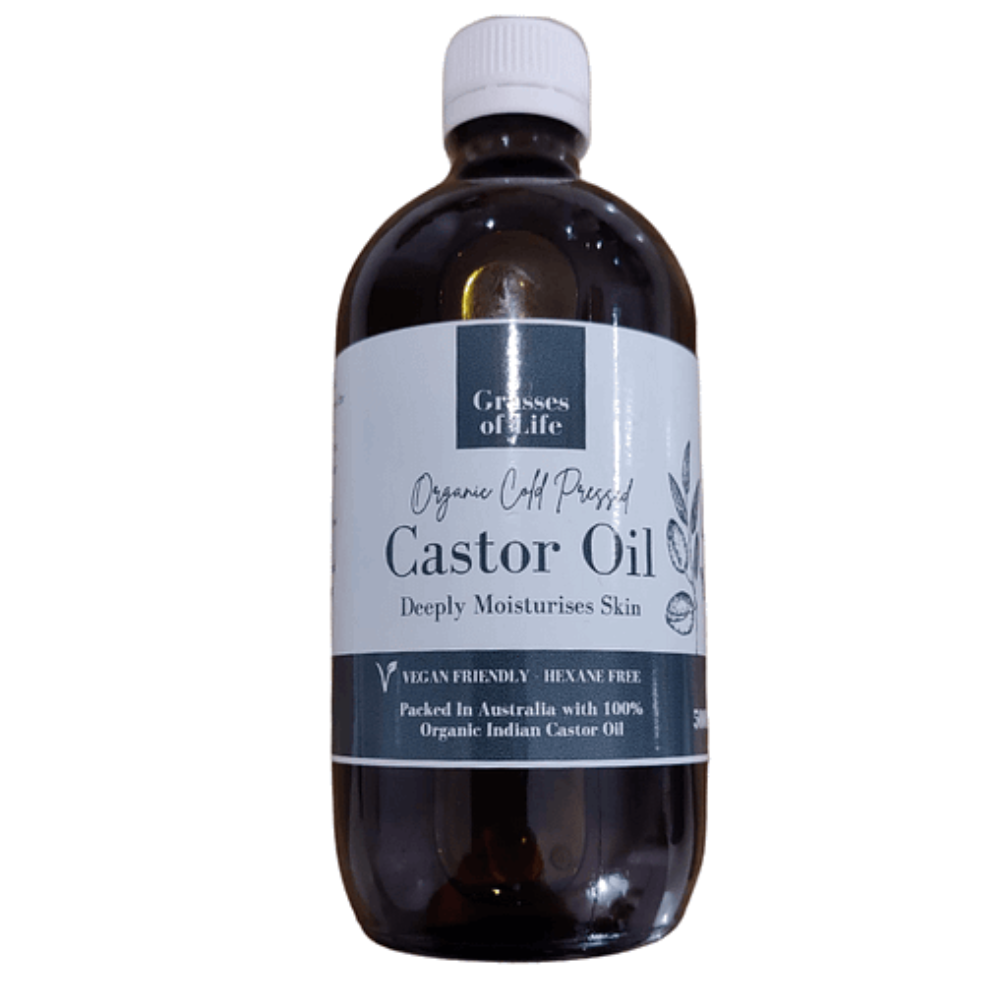 Grasses of Life Organic Cold Pressed Castor Oil – 500ml | My Goodness ...