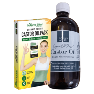 Castor Oil Pack Wrap Bundle